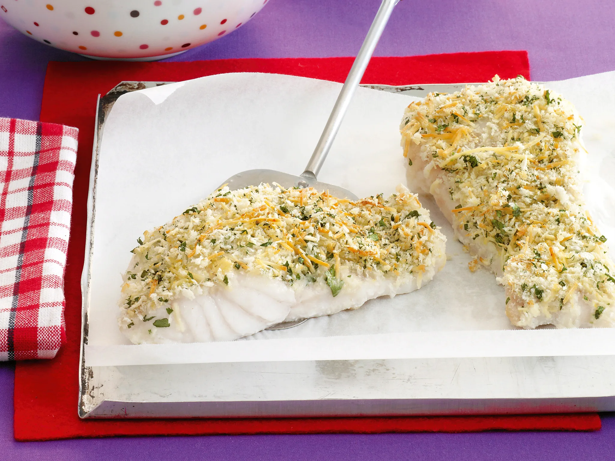Parsley and Parmesan Fish