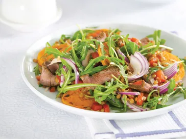 Moroccan Beef and Lentil Salad