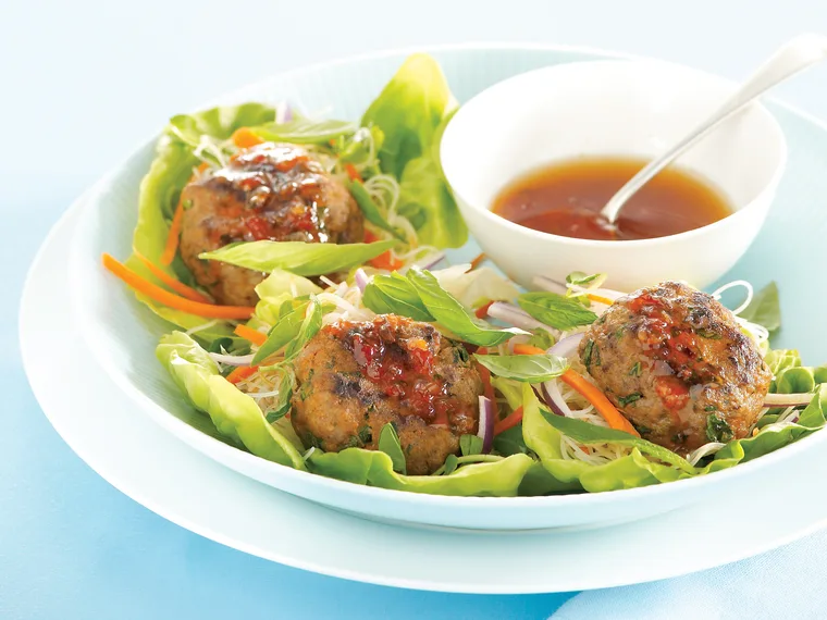 Vietnamese Patties in Lettuce