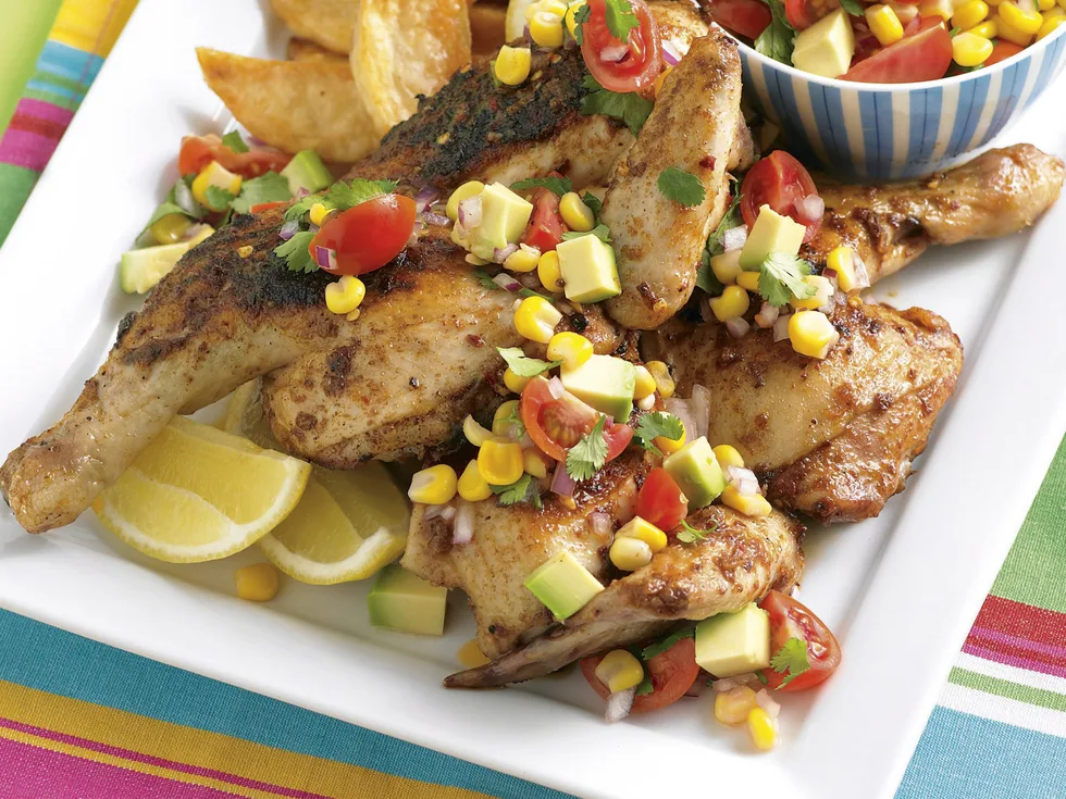 Barbecued Mexican Chicken