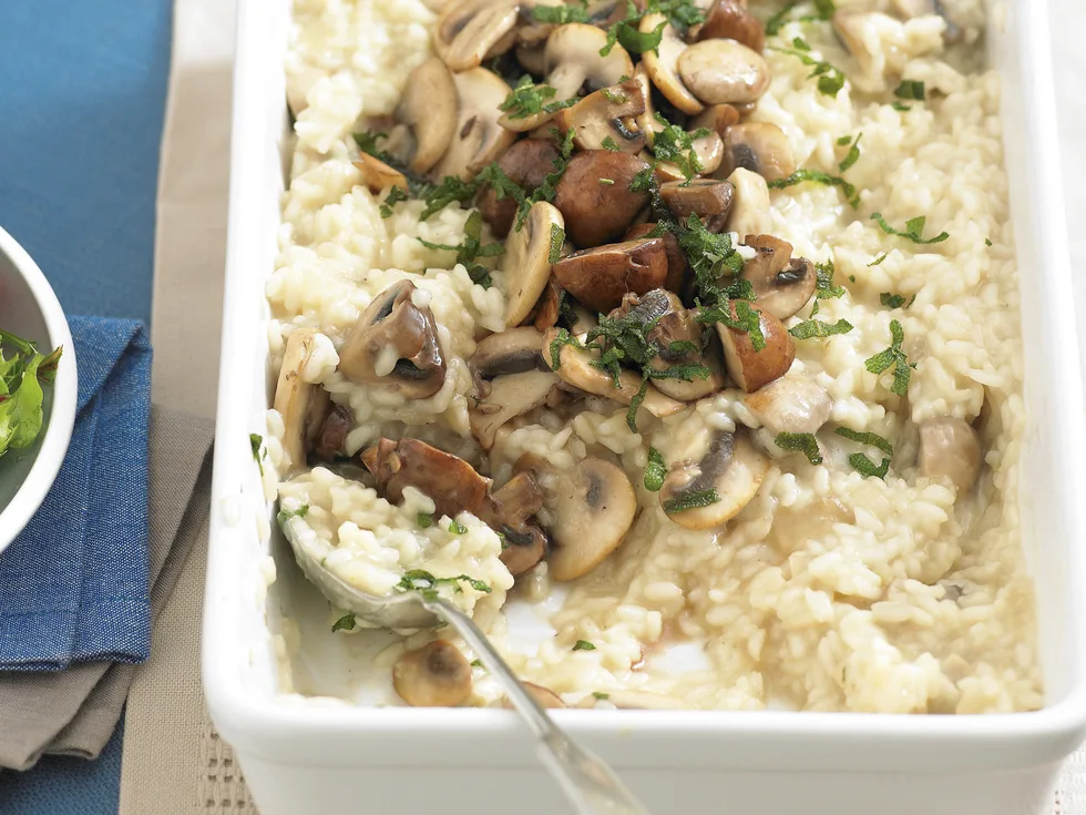 Mixed Mushroom and Sage Risotto