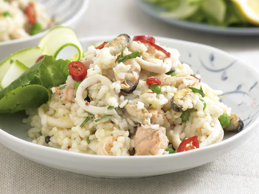 Seafood risotto