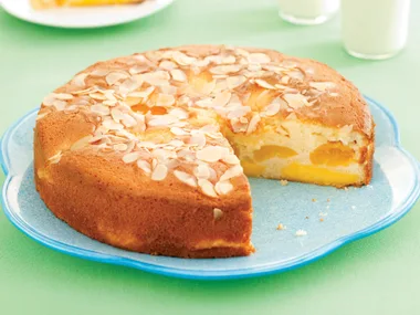 Apricot Custard Tea Cake