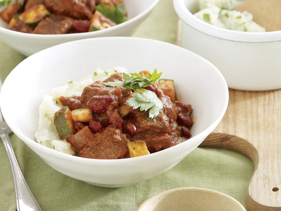 Beef Con Came with Gremolata Mash