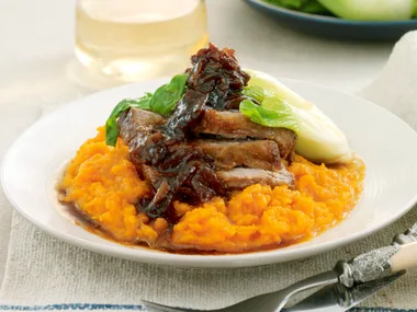 Slow-braised Pork with Pumpkin Mash