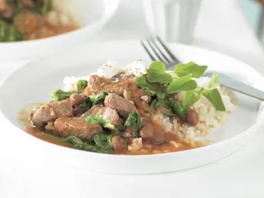 Lamb with Borlotti Beans