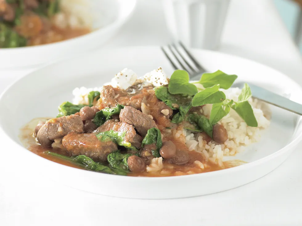 Lamb with Borlotti Beans