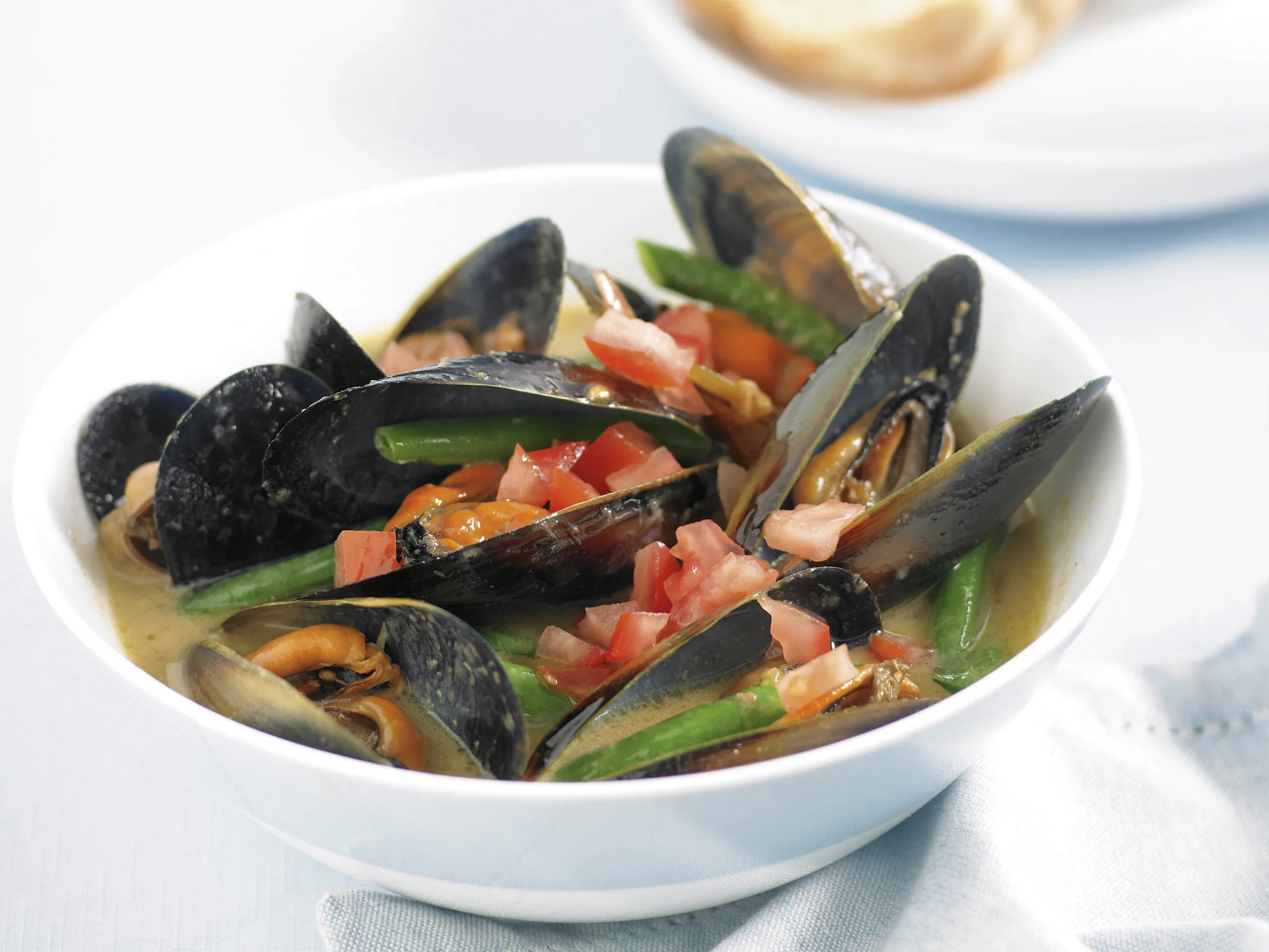 Mussels in Asian Coconut Broth