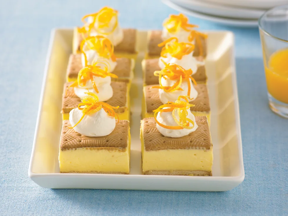 Citrus Curd Cheesecake Slice
