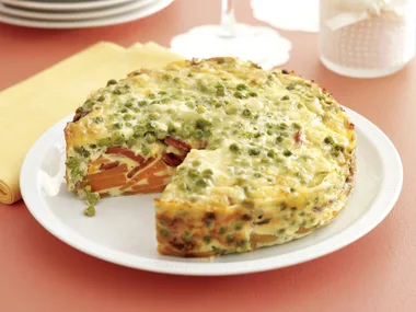 Chorizo, Kumara and Pea Frittata