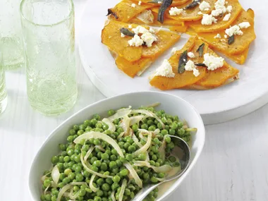 Parmesan Peas Sage and pumpkin bread