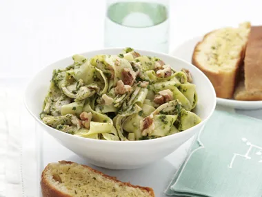 Spinach and Walnut Pesto with Chicken
