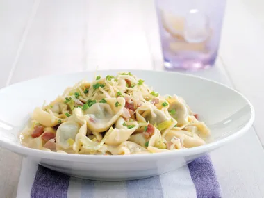 Creamy Bacon Tortellini