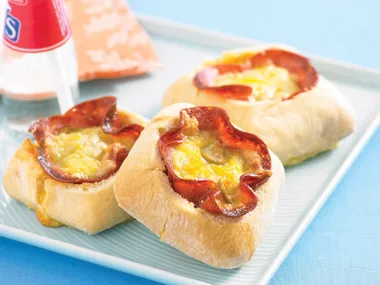 Egg and Salami Rolls