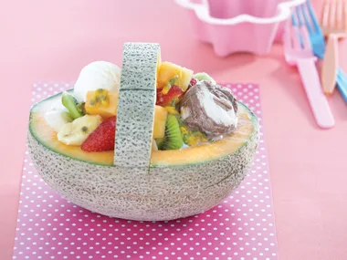 Fruit and Ice-cream Basket