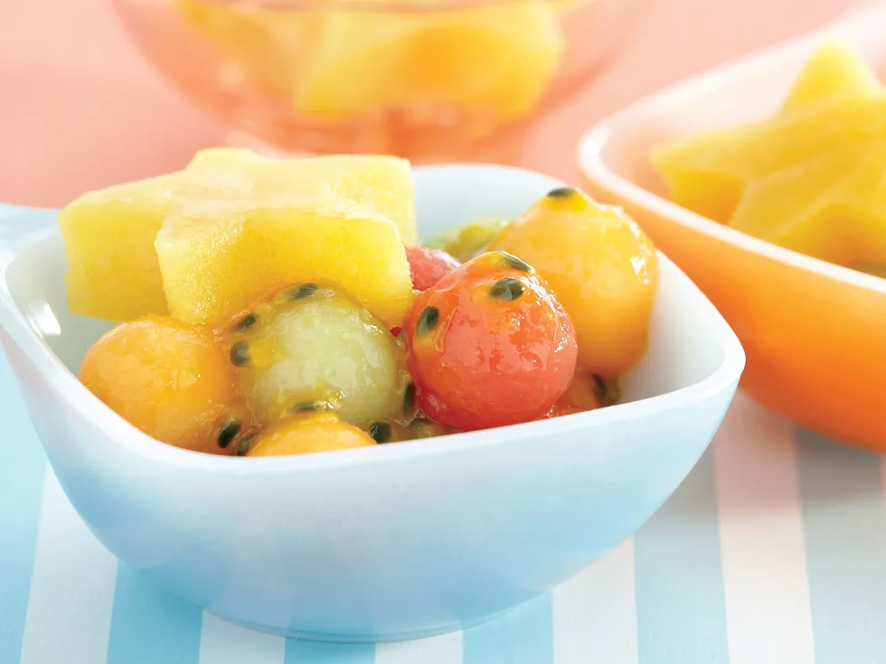 Fruit Salad with Jelly Stars