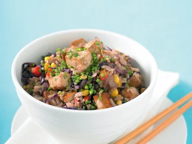 Fried Tofu and Vegie Rice