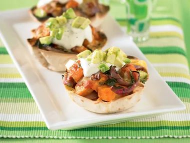 Roast Vegetable Tostadas