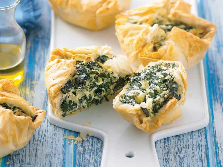 Silverbeet and Cheese Pies