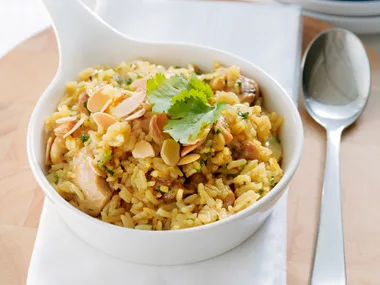 Chicken and Almond Pilaf