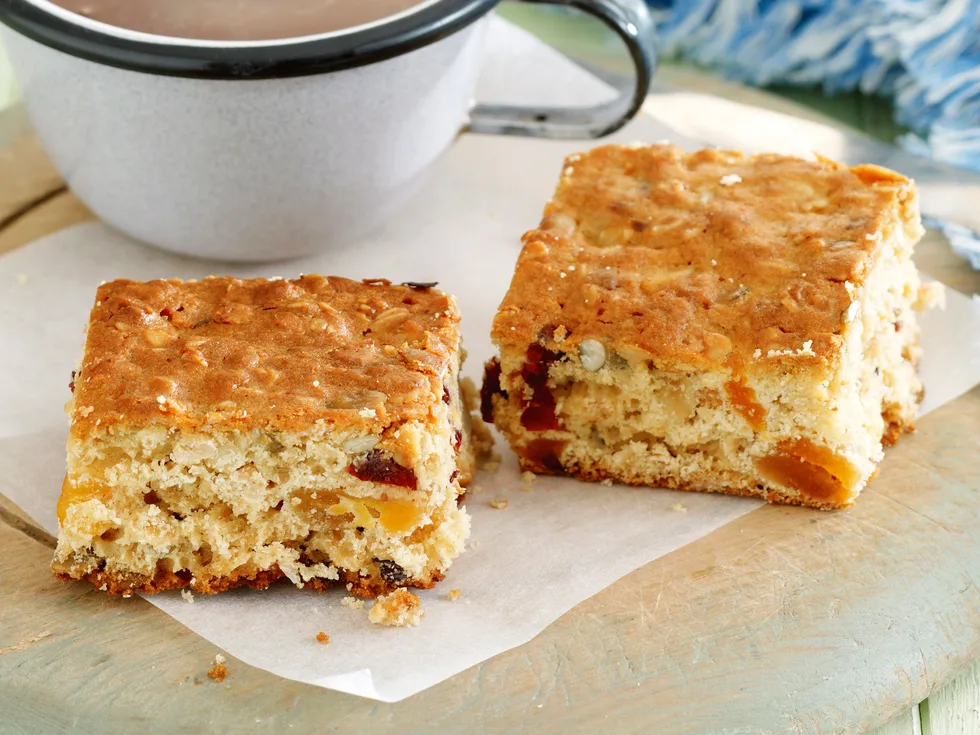 Honey, Fruit and Oat Bars