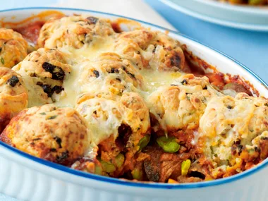 Lamb with Parmesan and Sun-dried Tomato Dumplings