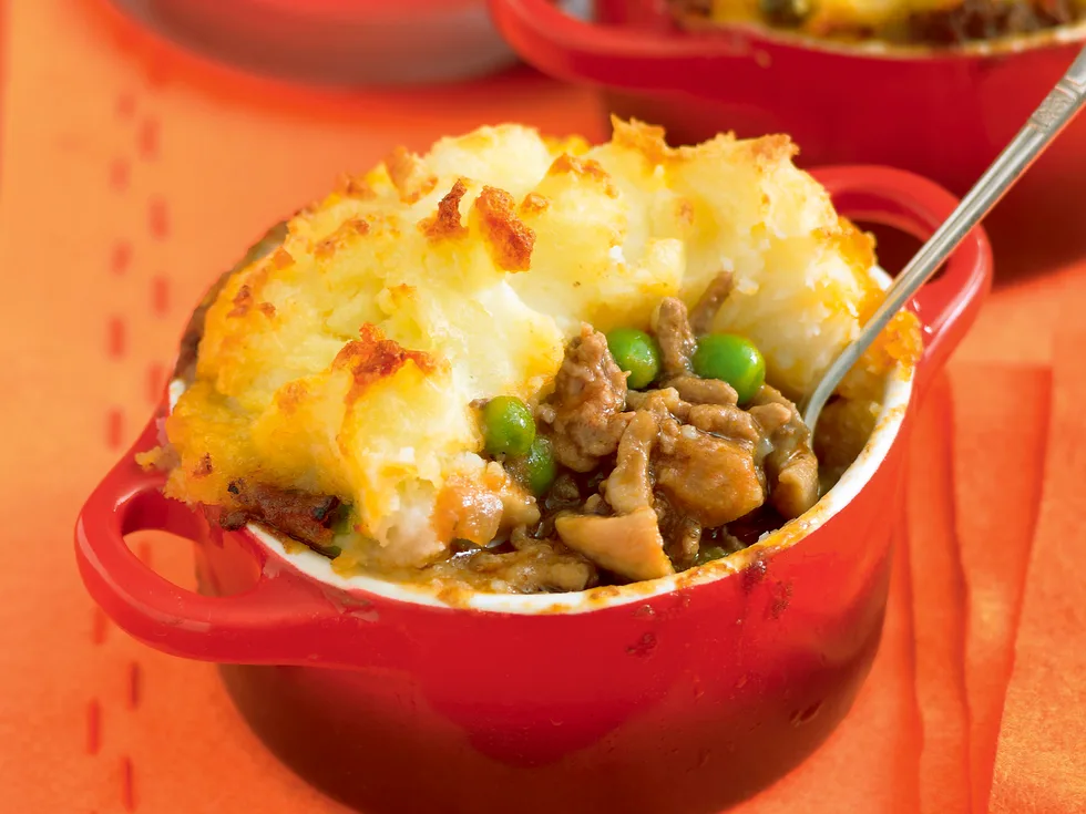 Minted Lamb and Peas Pies