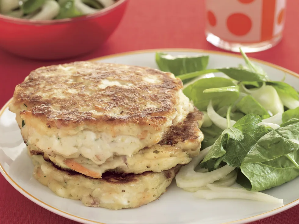 Cheese and Ham Pancakes