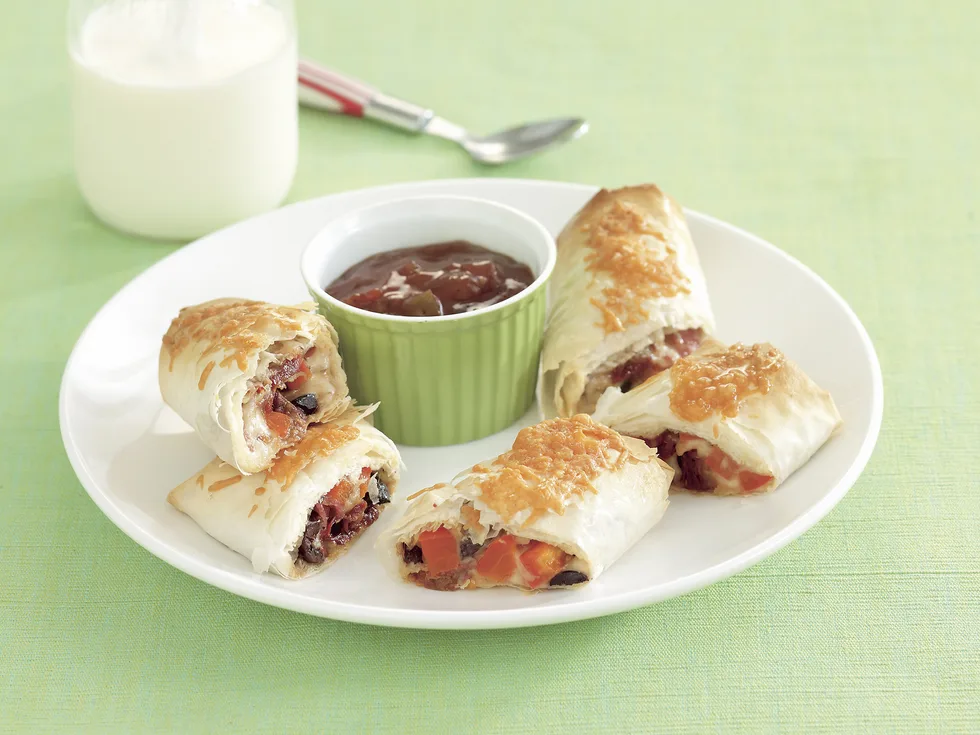 Cheese and Tomato Rolls