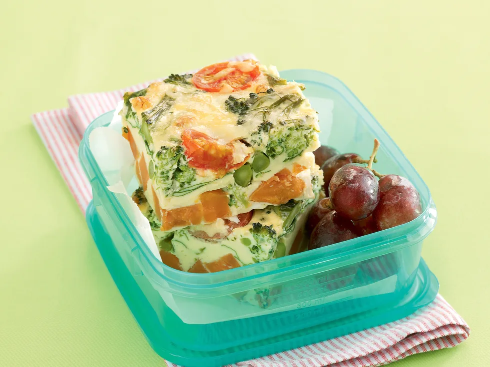 Baked Layered Vegetable Frittata