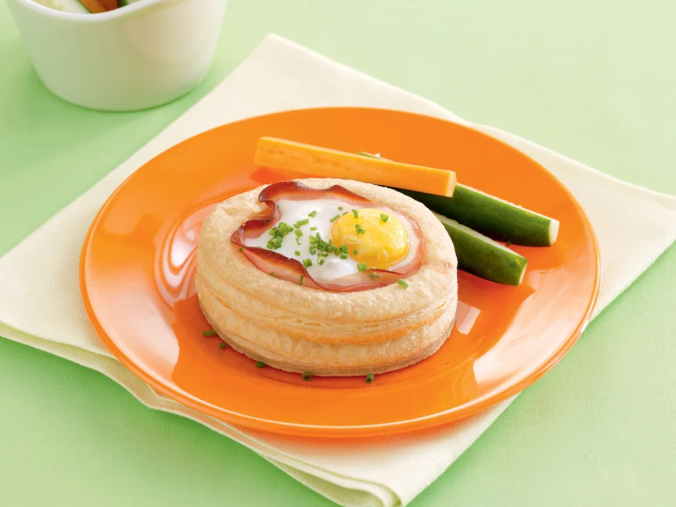 Egg and Ham Vol-au-Vents