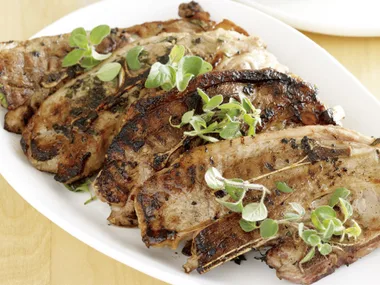 Lamb with Bean Salad