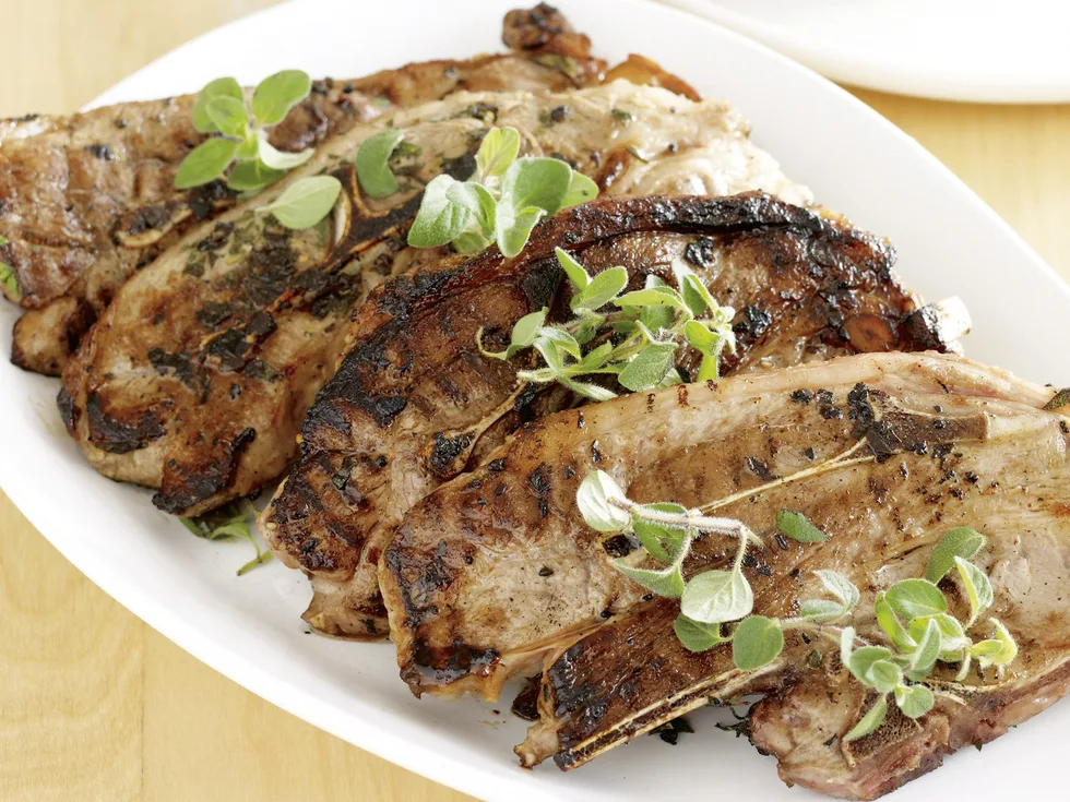 Lamb with Bean Salad