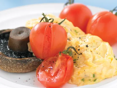 Scrambled Eggs with Mushrooms