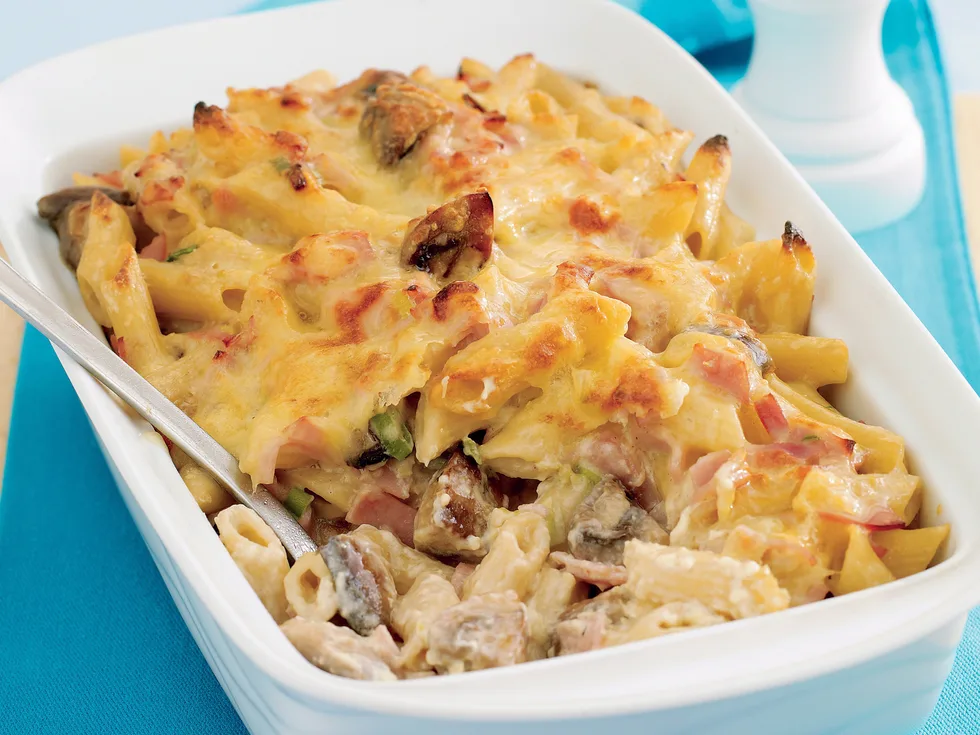 Mad about mushrooms - Creamy mushroom pasta bake