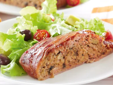 Meatloaf winners - Bacon - Wrapped pork Meatloaf