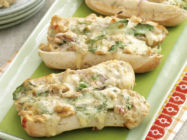 Mini munchies - Salmon mornay pizzza