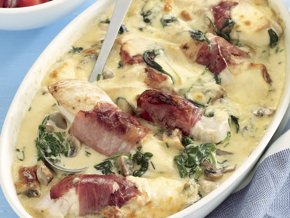 New - look faves - Mozzarella Chicken Florentine