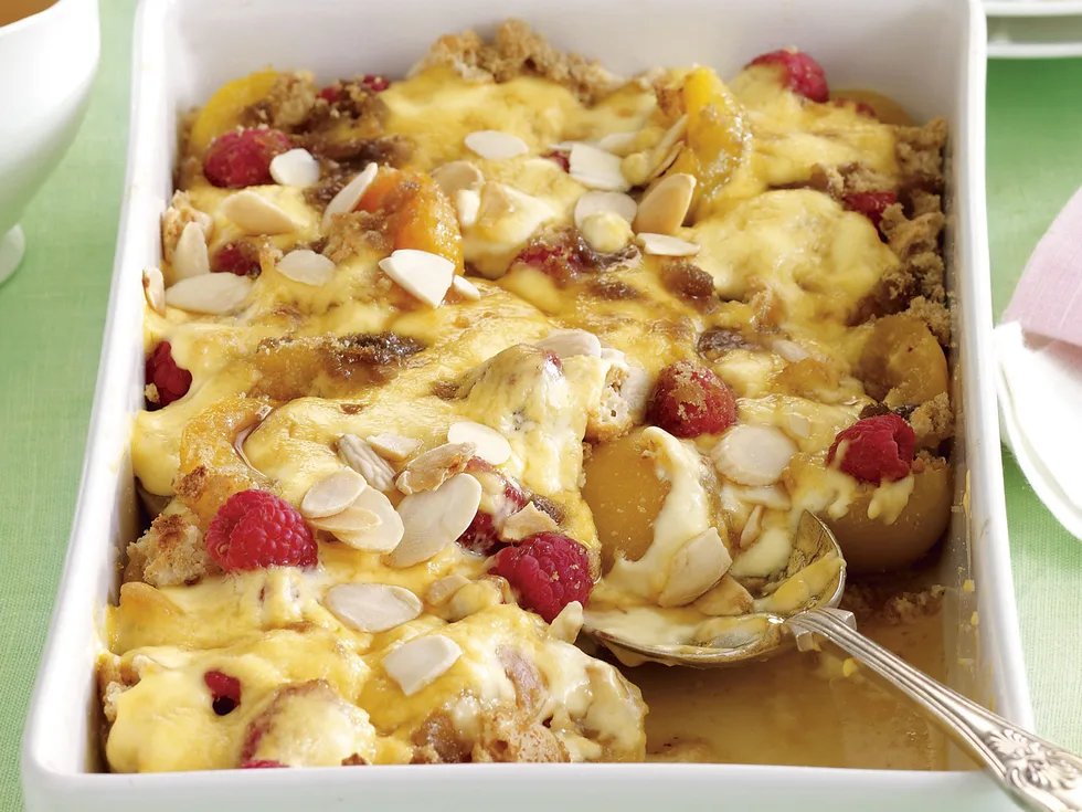 Pantry puddings - Apricot gratin