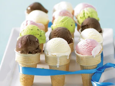 Party menu - Ice-cream Cone Cake