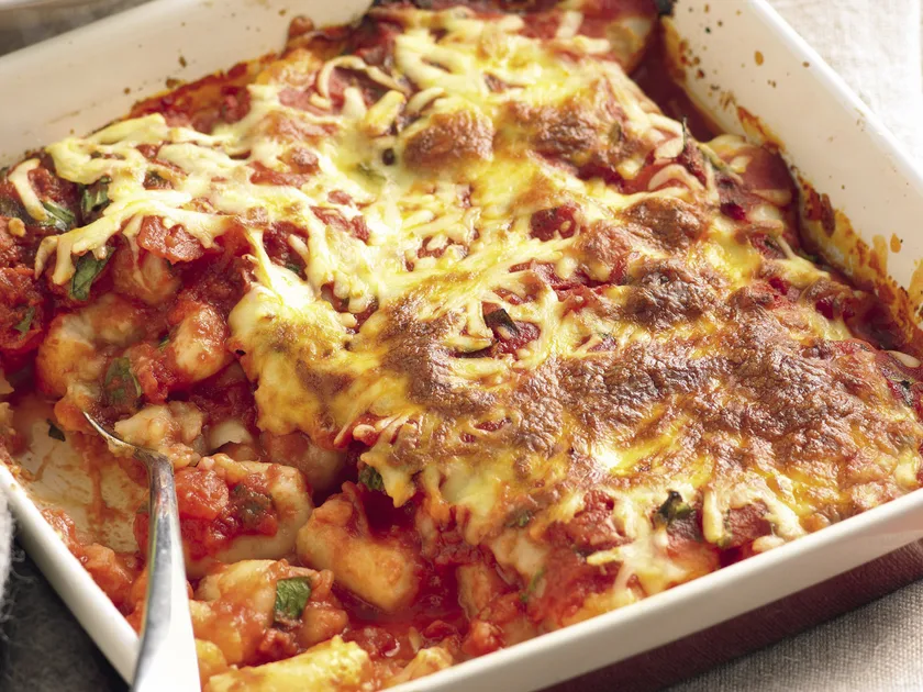Baked gnocchi parmigiana