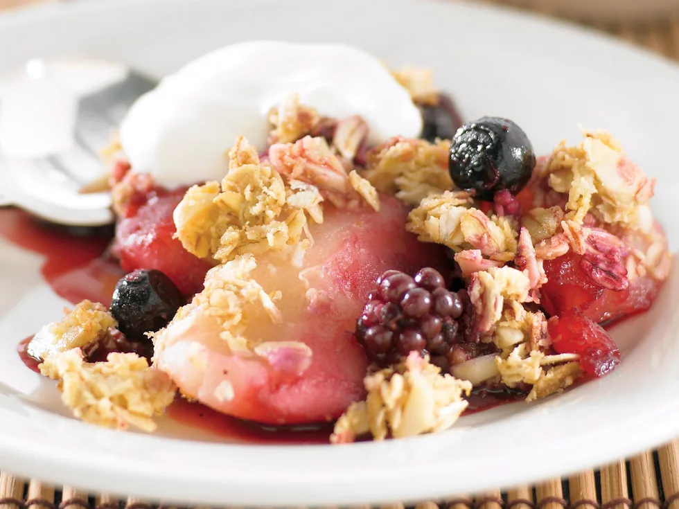 Power pack - berry oat crumble