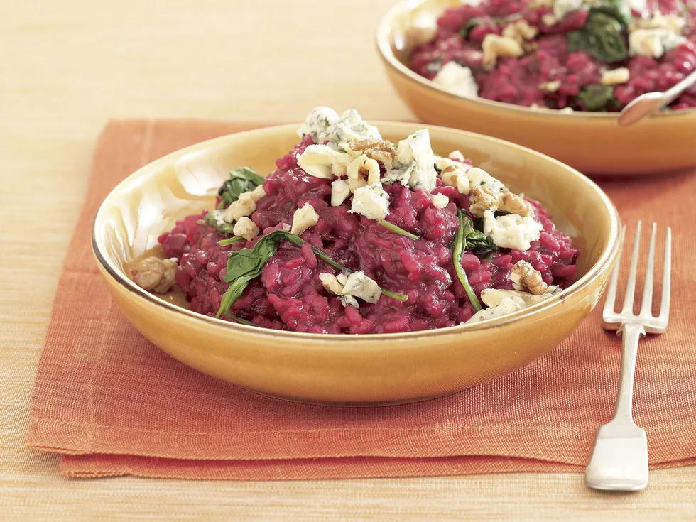 Rice magic - Beetroot and Walnut Risotto