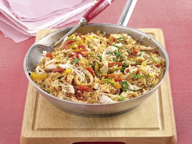 Rice to the rescue - Chicken and sun-dried tomato risotto