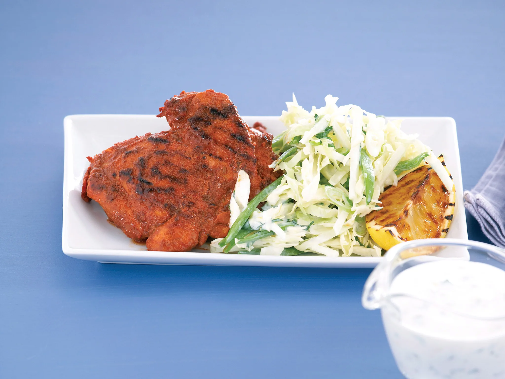 Salad with bite - Tandoori chicken with apple coleslaw
