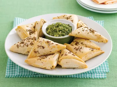 Save in the side - Caraway lamb triangles