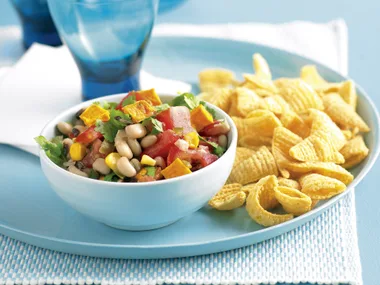 Side Kicks - bean corn and pumpkin salsa
