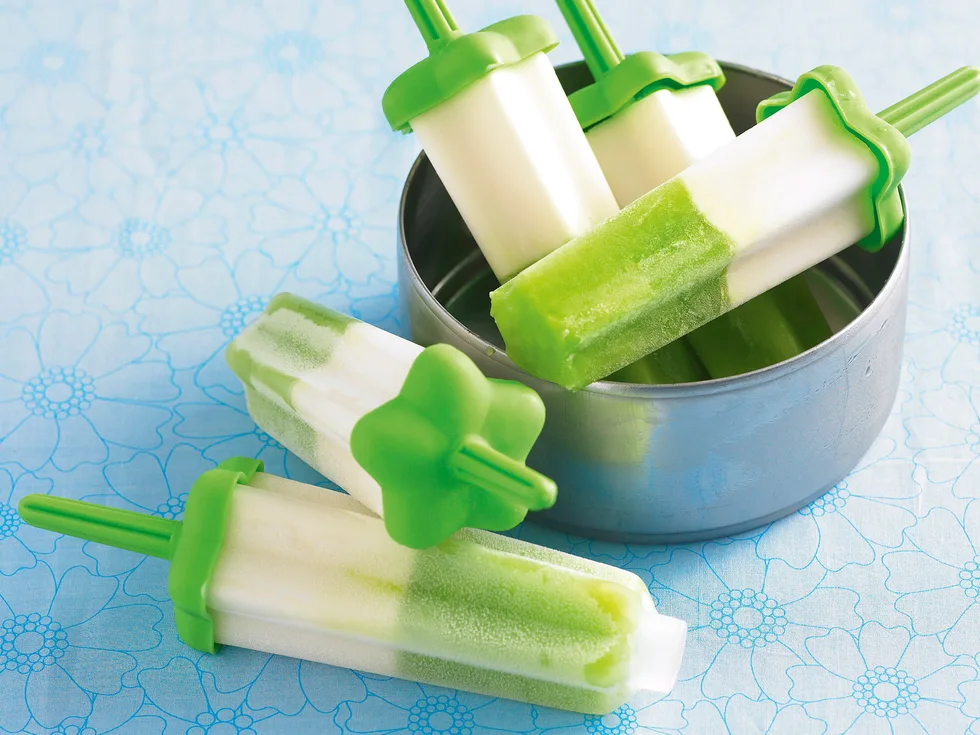 Simply fantastic - Pine lime coconut iceblocks
