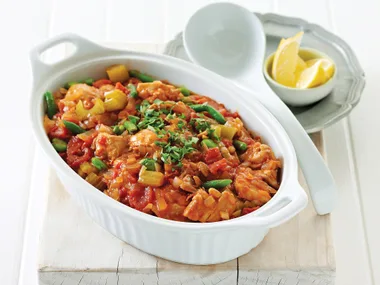 Slim Simmers - Chicken and bean casserole