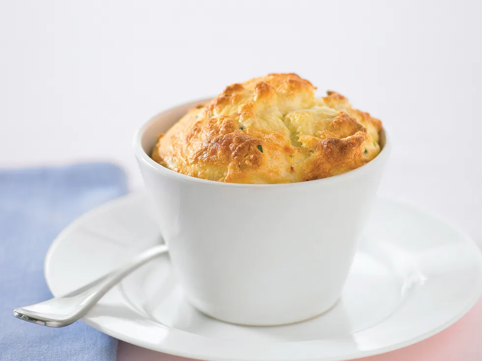 Small pleasures - Cheese and ham souffle